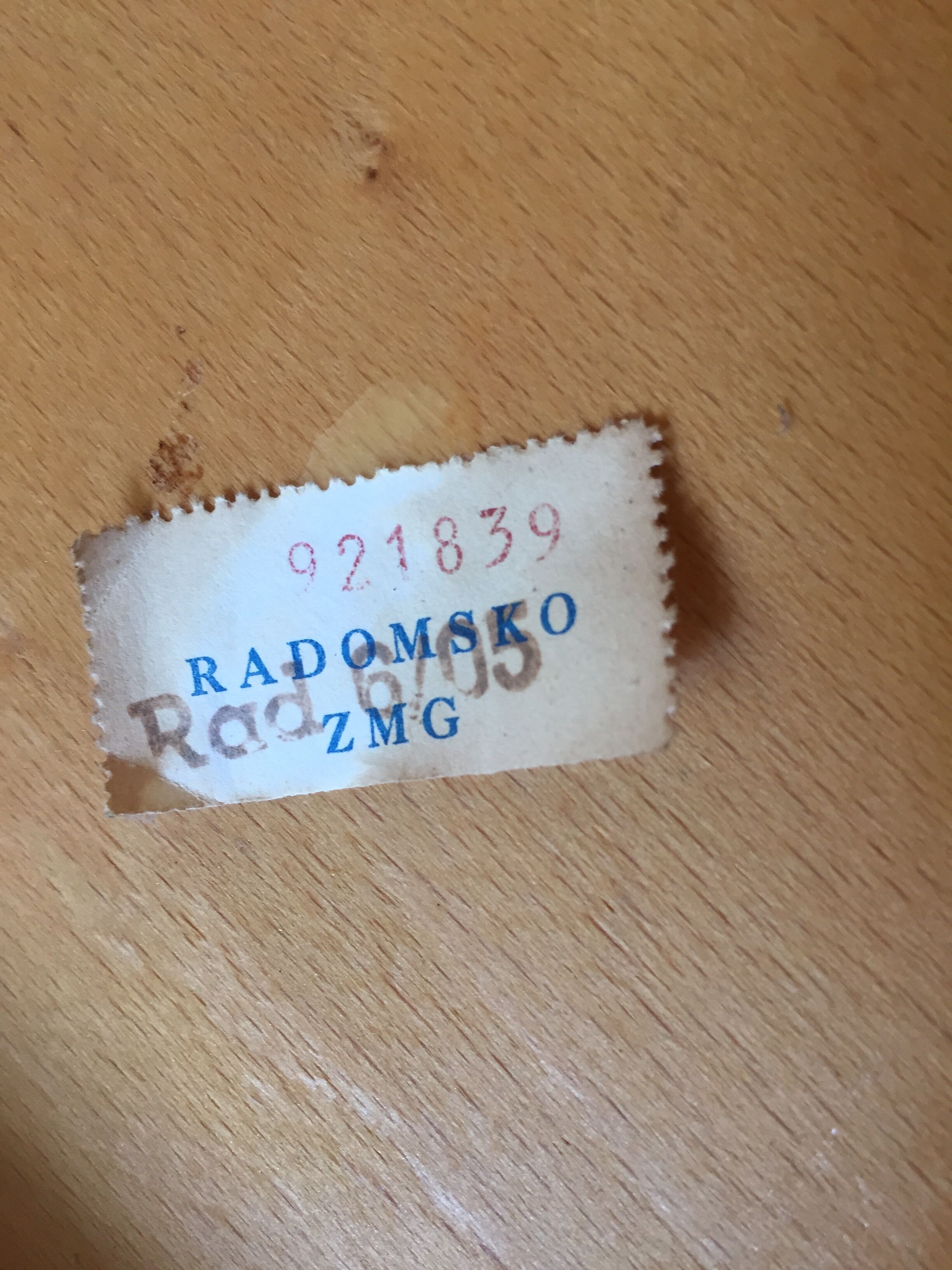 Swivel office chair, ZPM Radomsko for Thonet, year 1960