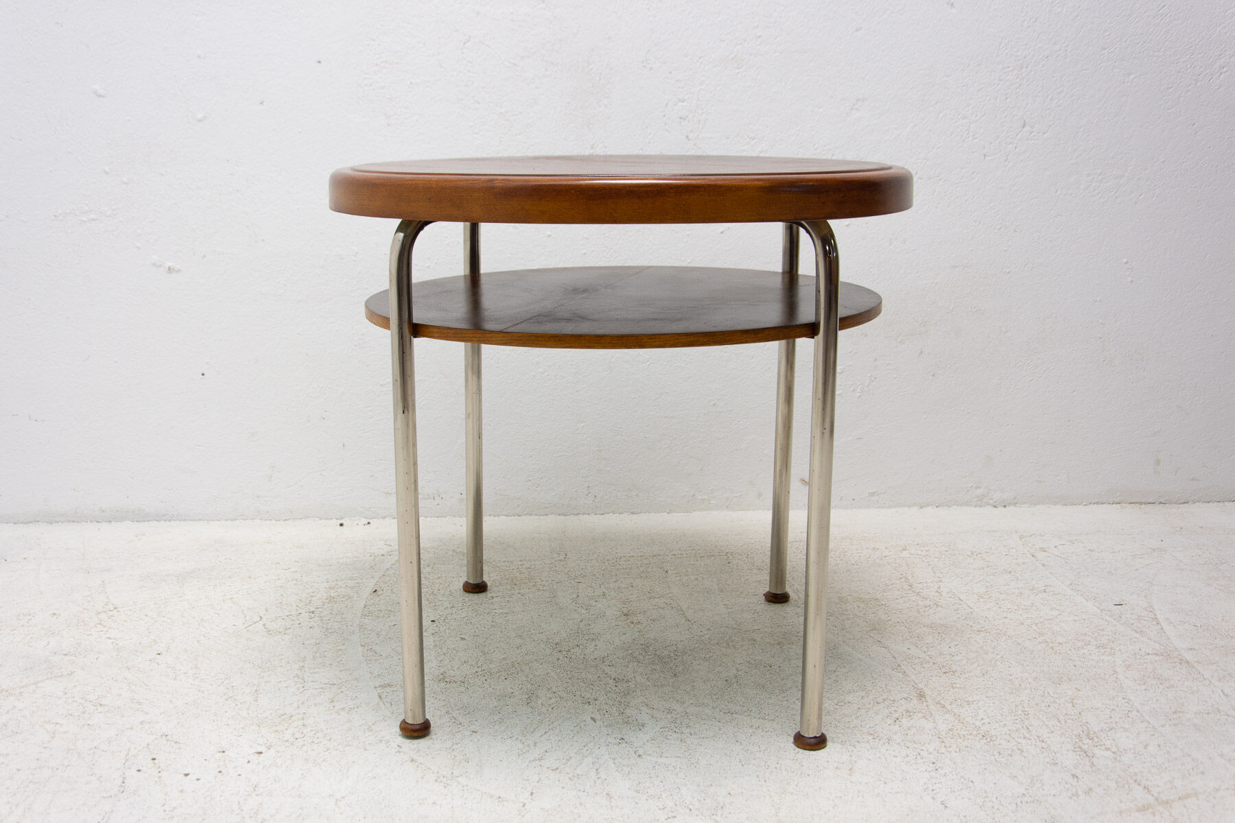 Fully restored Bauhaus coffee table by Robert Slezák, 1930s