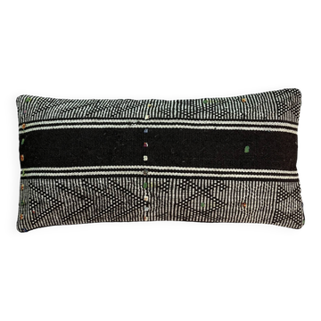 Housse de coussin kilim turc vintage, 30 x 60 cm