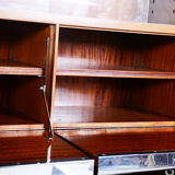 Restored art deco sideboard made in 1930s czechia. walnut