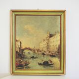 Landscape representing venice, 1960s, set of 2