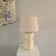 French sculpture lamp in white stone 60