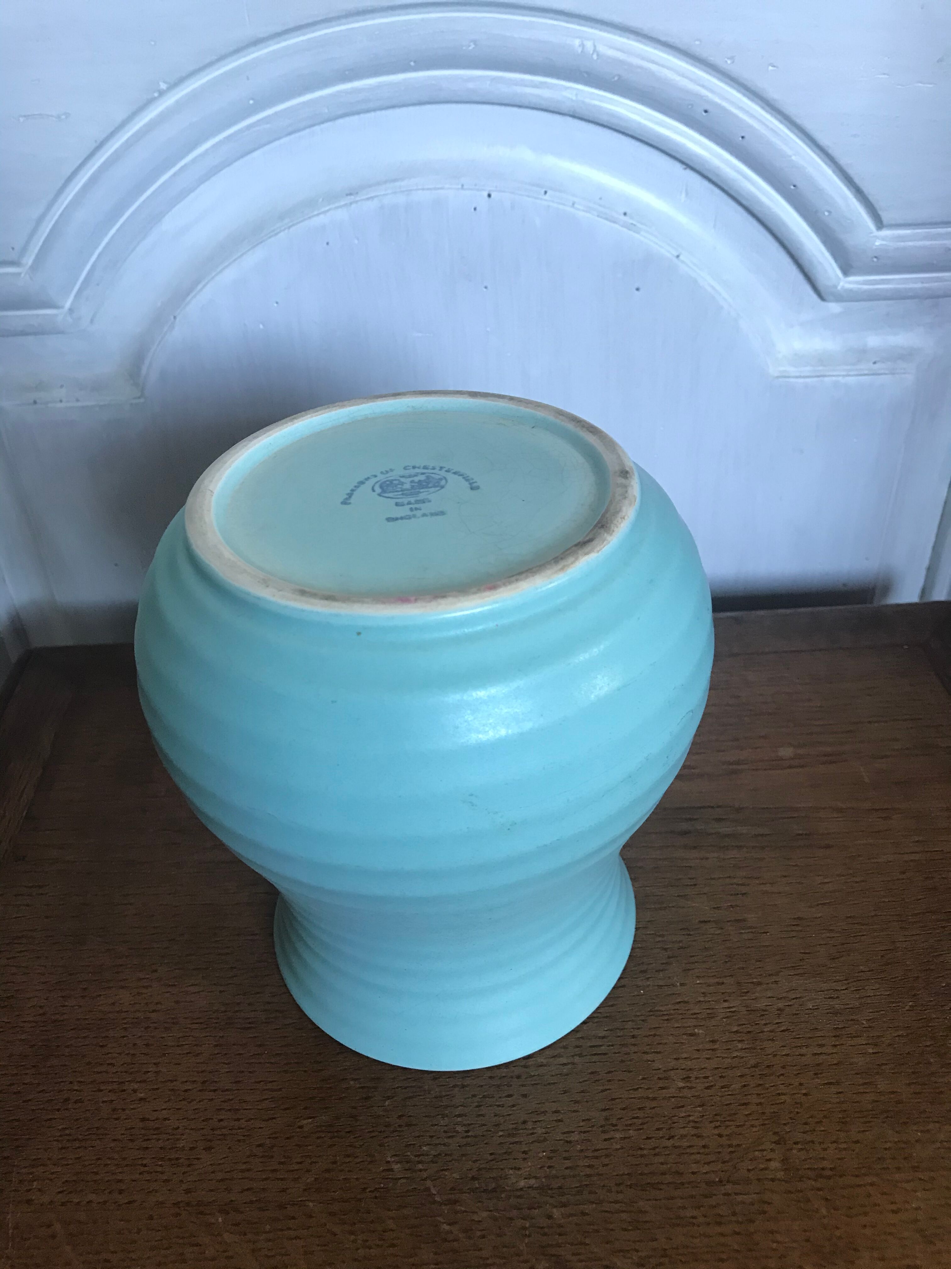 Vase en grès Pearson of Chesterfield vintage