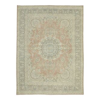 Tapis de laine beige noué à la main des années 1970 290 cm x 390 cm