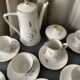 Bavaria porcelain coffee service with wheat decor