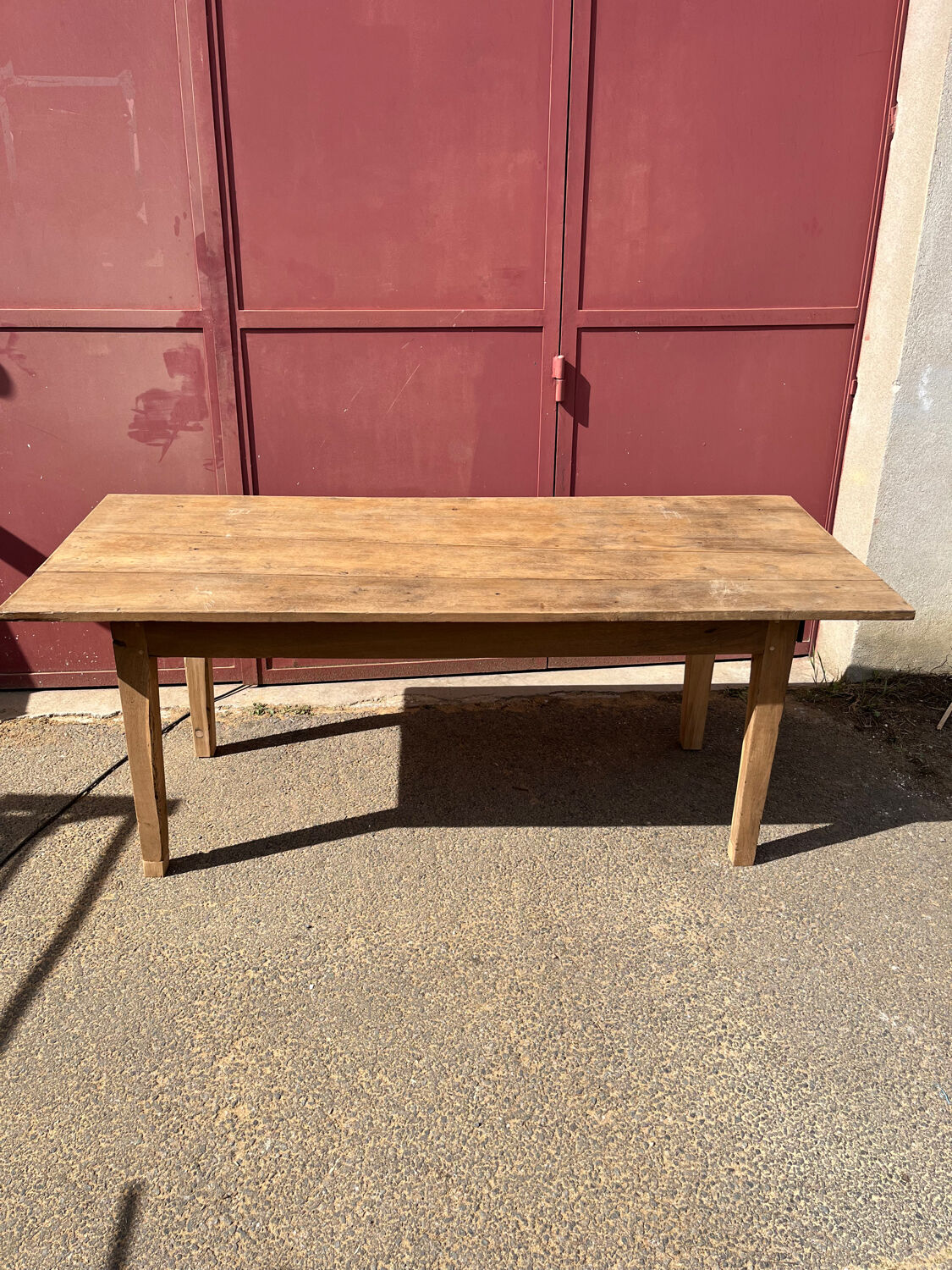 Oak farm table