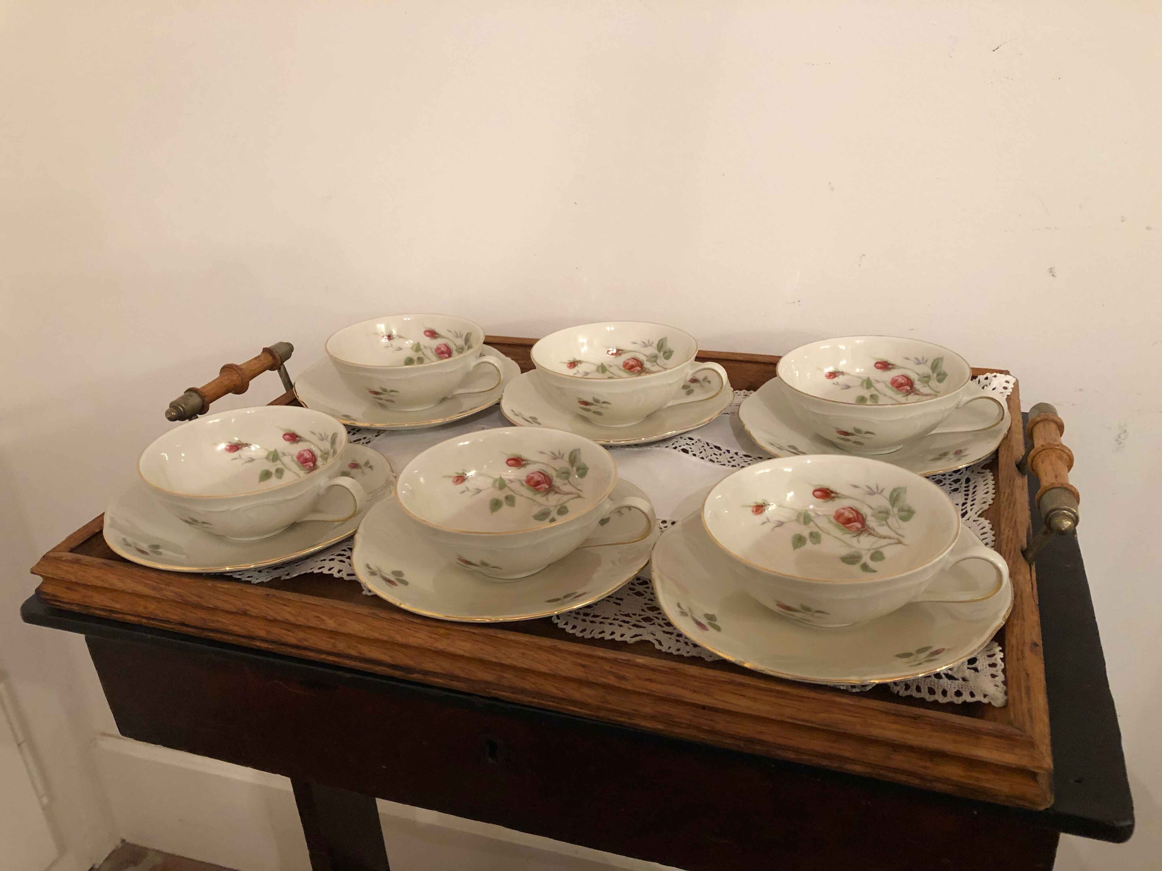 Swiss porcelain tea or coffee service
