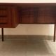 Vintage Danish teak desk by Gunnar Nielsen Tibergaard, 1960