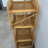 Rattan shelf