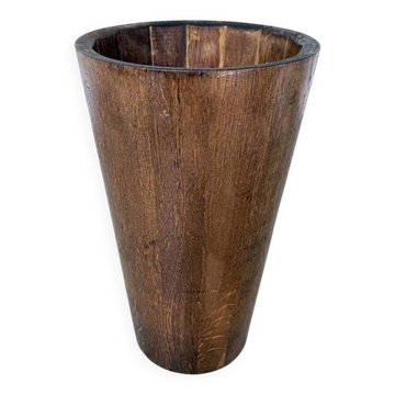 Sculpted wooden umbrella stand 1950