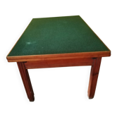Art Deco dining table in oak with vintage Italian extensions.