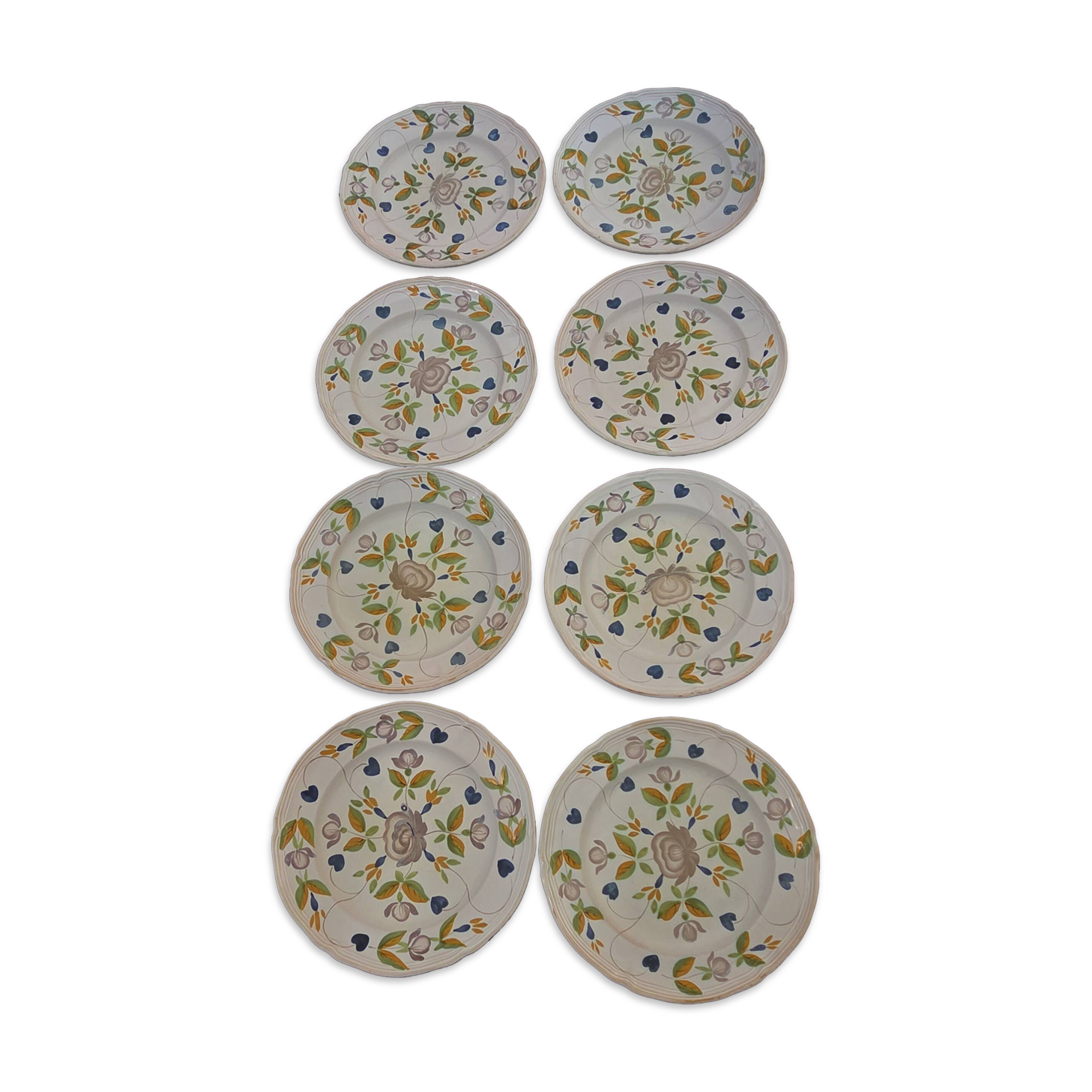 Porcelain plates from PORNIC