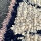 Carpet berbere beni ouarain vintage 110x235 cm