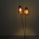 Floor lamp with brass base, 1950s