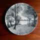 Assiette de collection gravure Boch la Louvière