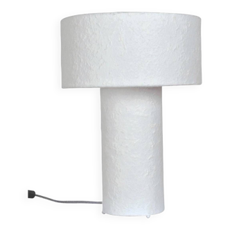 Paper mache table lamp