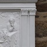 Bas-relief in plaster