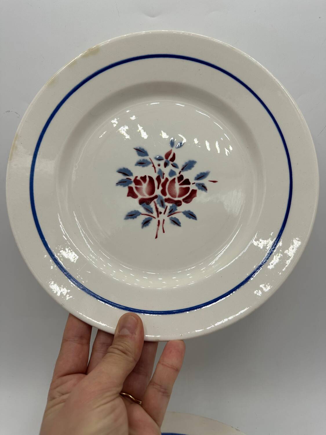 Lot vintage plate