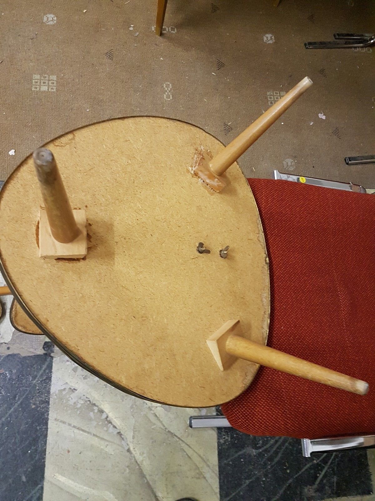 Door plant formica of the 50s/60s harness