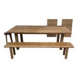 Solid oak bench from the 60s
