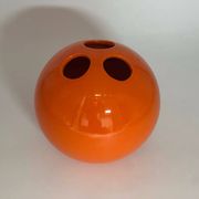 Handcrafted Ceramic Vase Bowling by Enzo Bioli for Il Picchio, 1960s