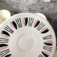 6 cups and saucers, late 60s