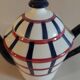 Earthenware teapot hbcm Hyppolite Baker Creil Montereau model Bearn