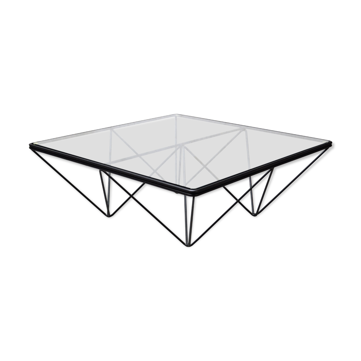 Vintage table basse b&b italia design des années 80