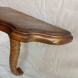 Carved gilded wooden console