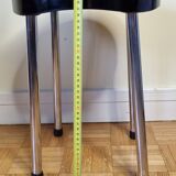Tabouret en bakélite noir, années 50-60