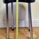 Tabouret en bakélite noir, années 50-60