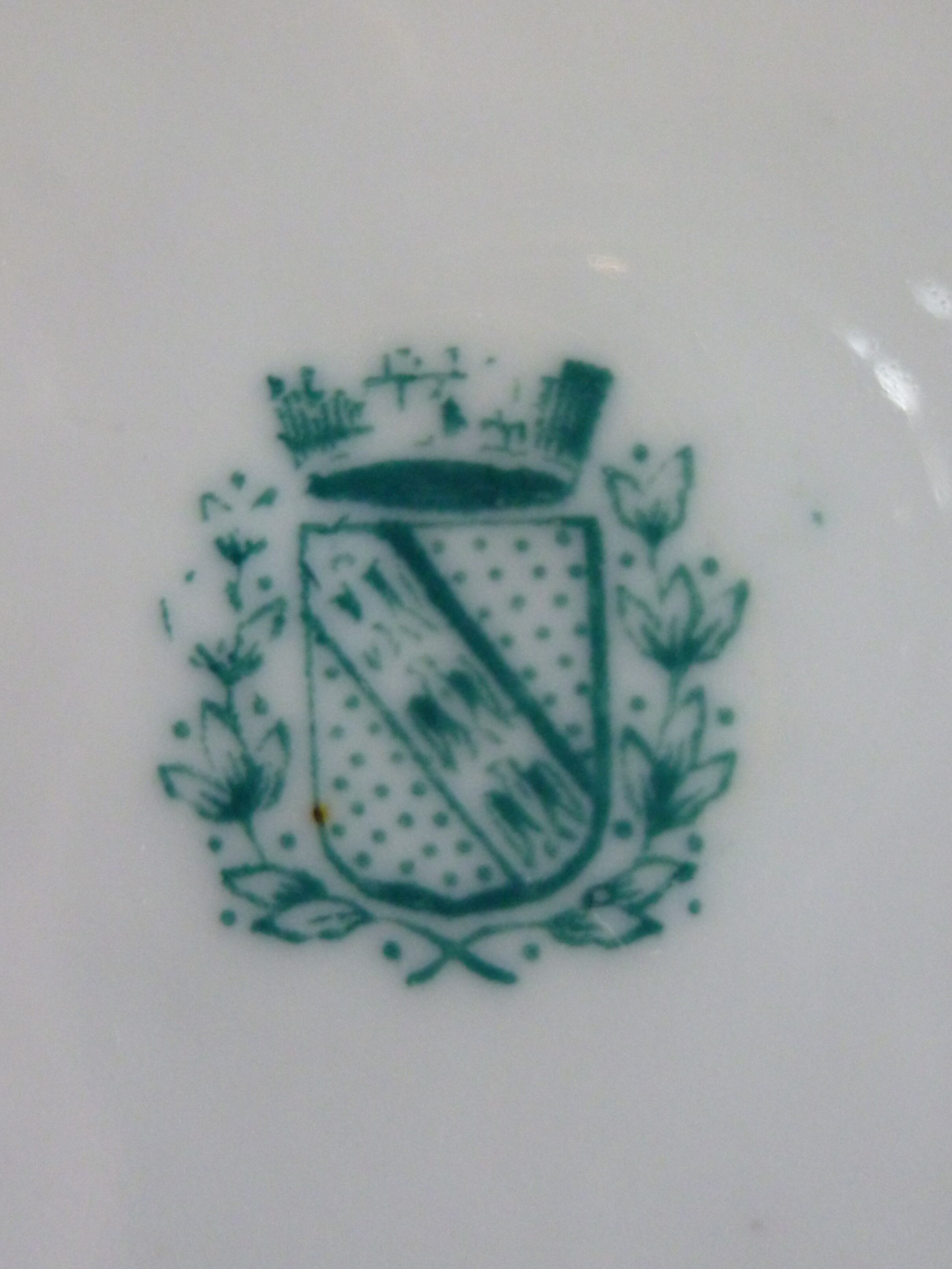 Small plate sarreguemines