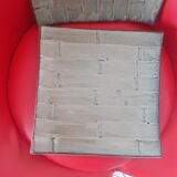 2 dishes in grey glazed sandstone.