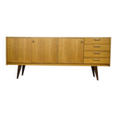 Buffet en chêne vintage des années 1960.