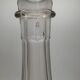 Antique engraved crystal decanter for Rum, 19th century