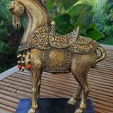 Statuette cheval mongol de parade