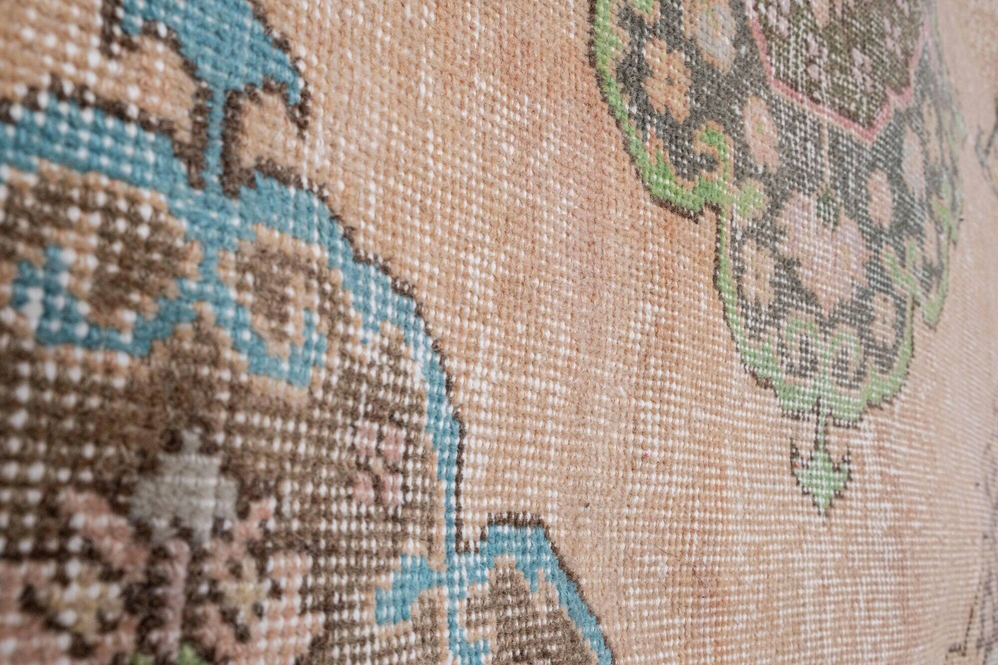 Vintage Turkish hallway rug 80x406 cm