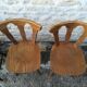 Mismatched bistro chairs