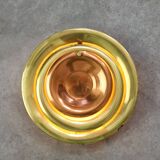 Mid-Century Cascading Wall Lamp in Brass and Copper, 1950s