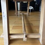 Brutalist elm table