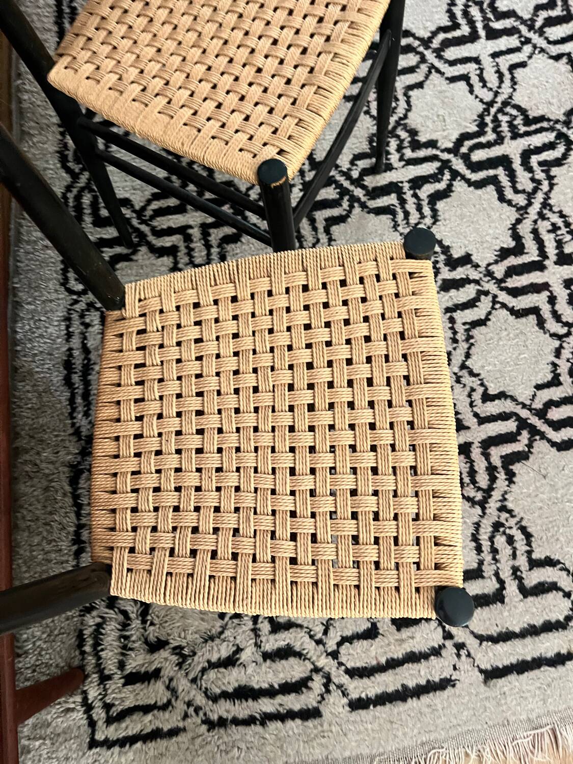 Set of 3 Spinetto Chiavari chairs from the 50s