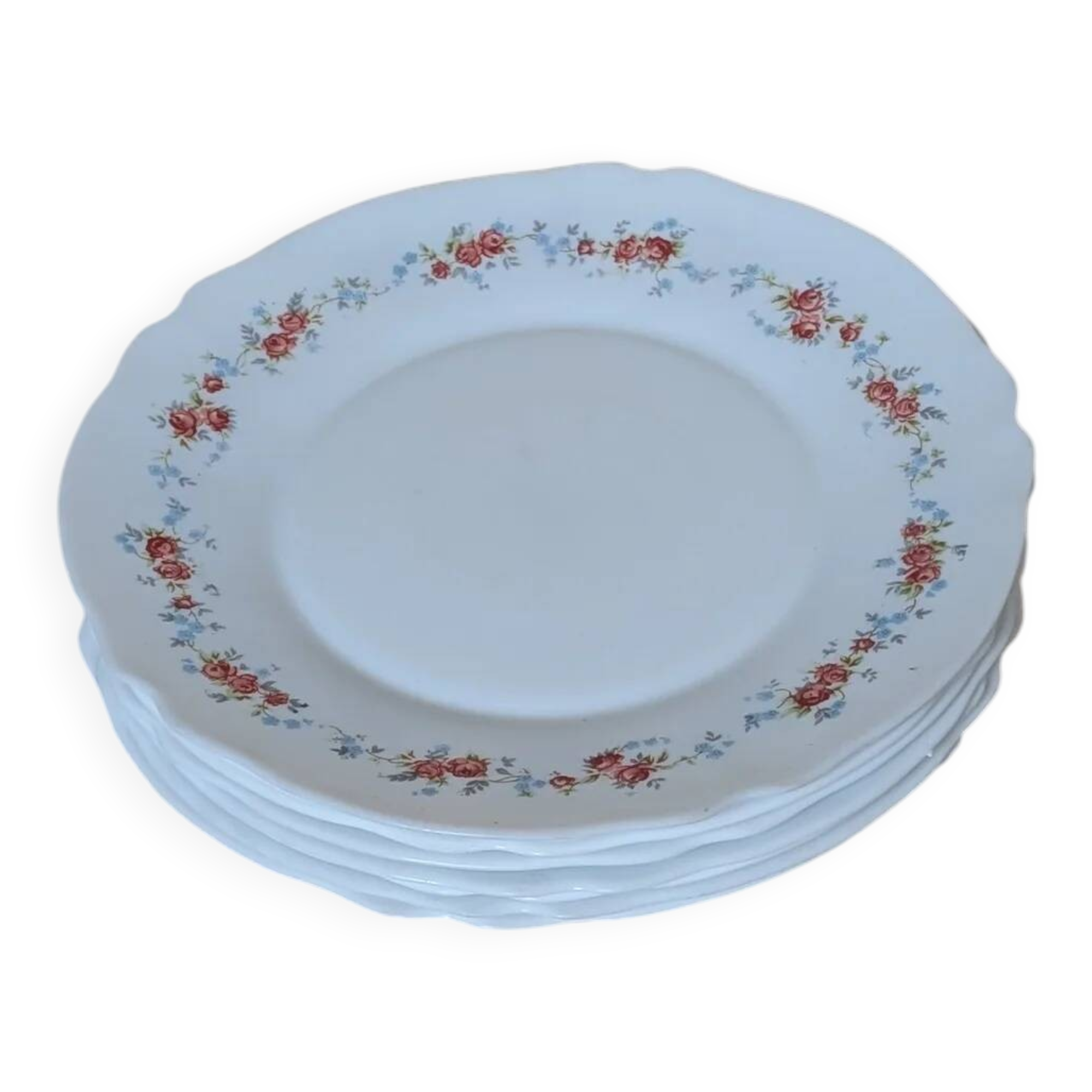 8 assiettes plates