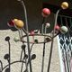 Ancien portemanteau en fer forgé type clé de sol par Roger Féraud
