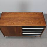 Oak chest of drawers from the 1960s by Jiri Jiroutek, Czechoslovakia