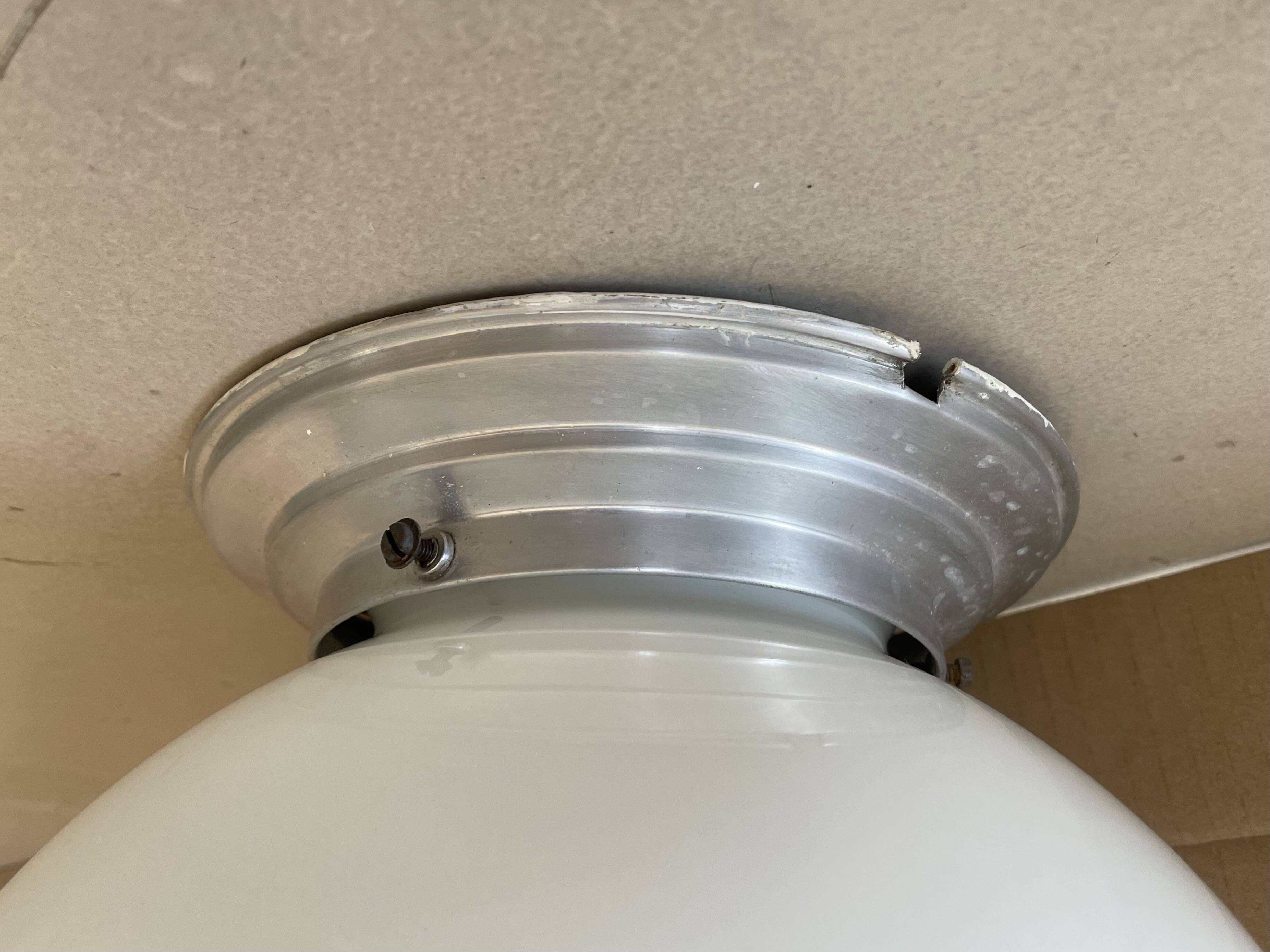 Large old ceiling light D25cm