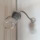 Industrial gooseneck wall lamp