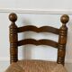 Low fireplace chair in the style of Charles Dudouyt