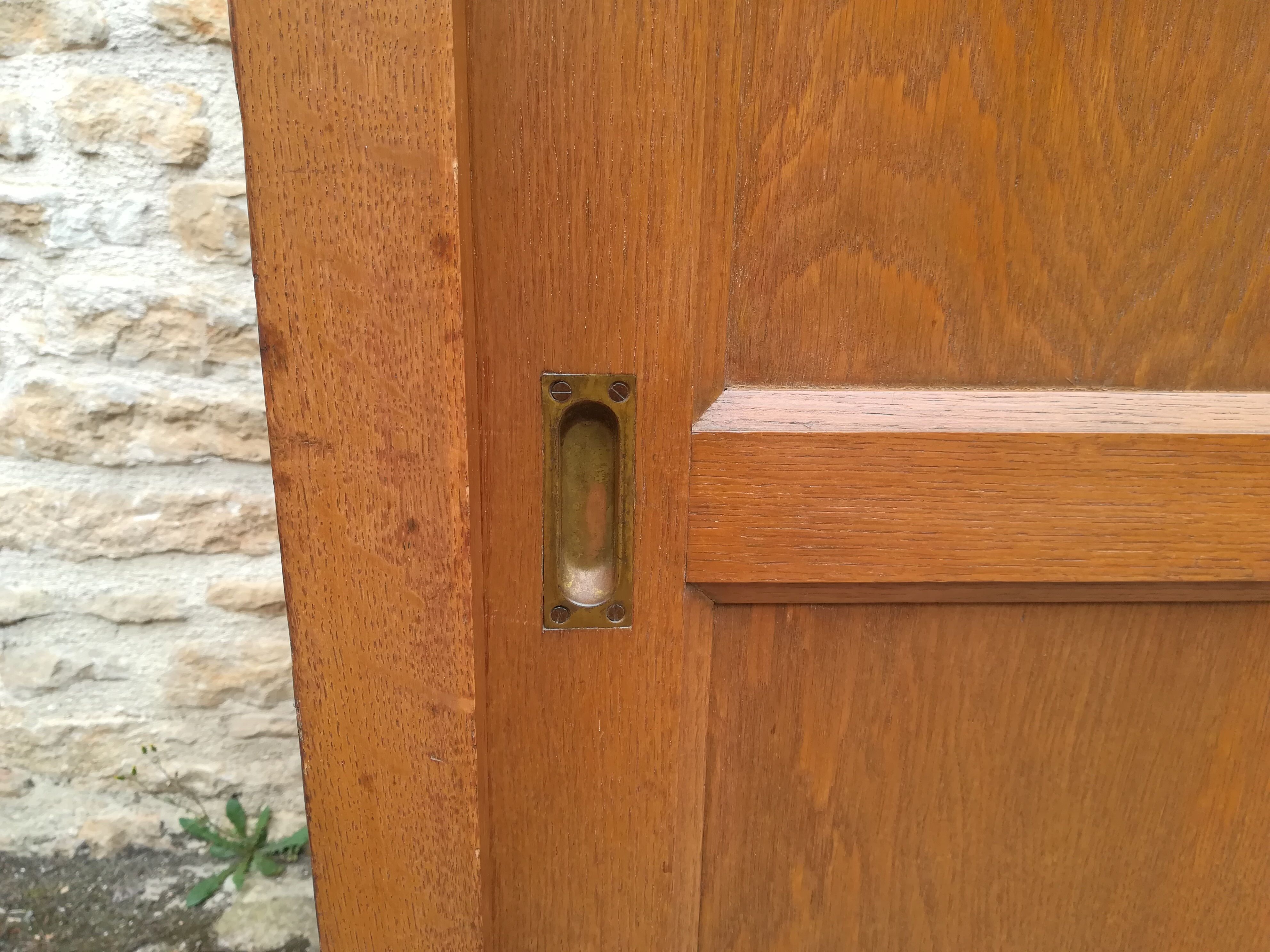 Furniture has two sliding doors