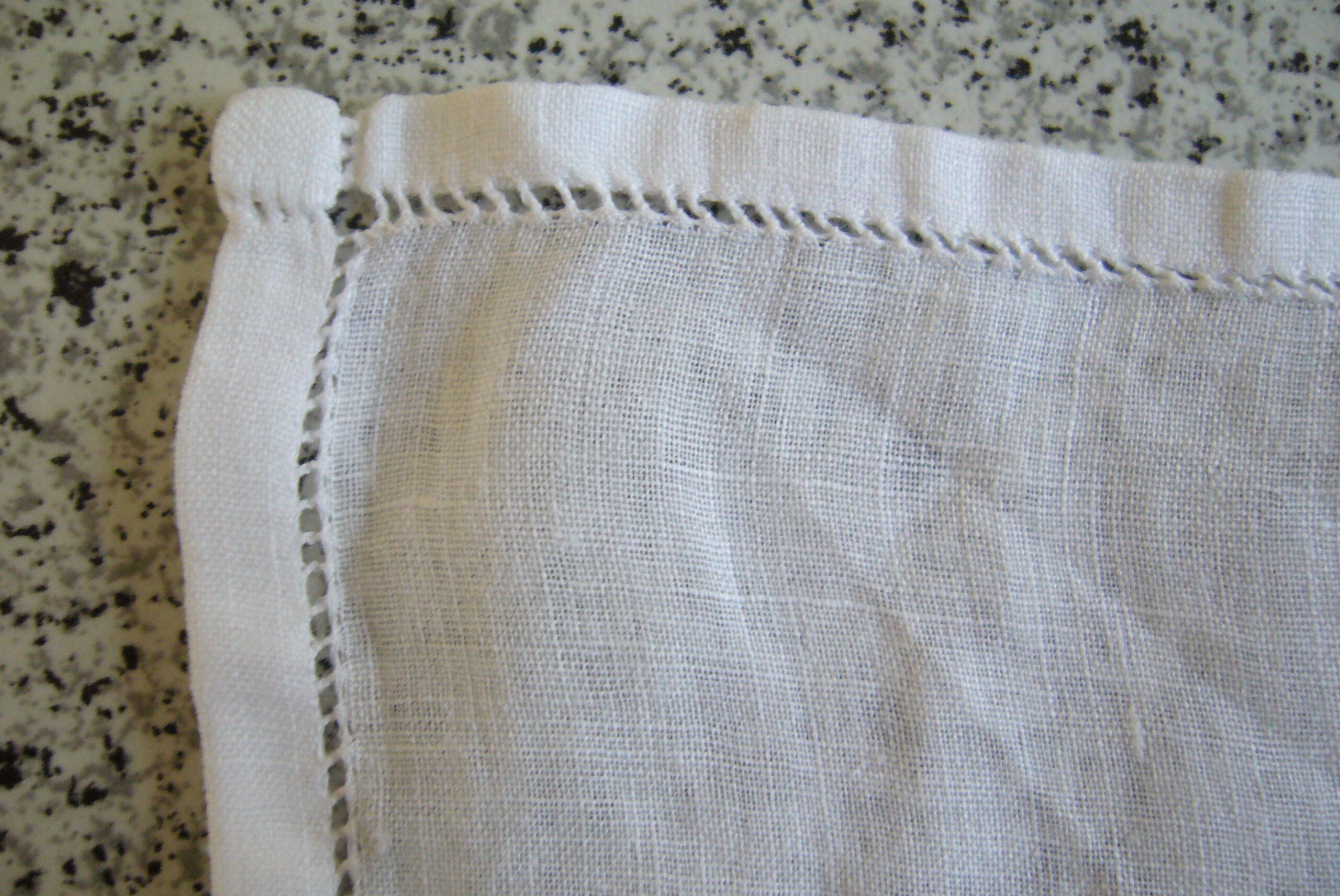 Handkerchief embroidered pouch AB