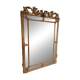 Large gold mirror with closed edges